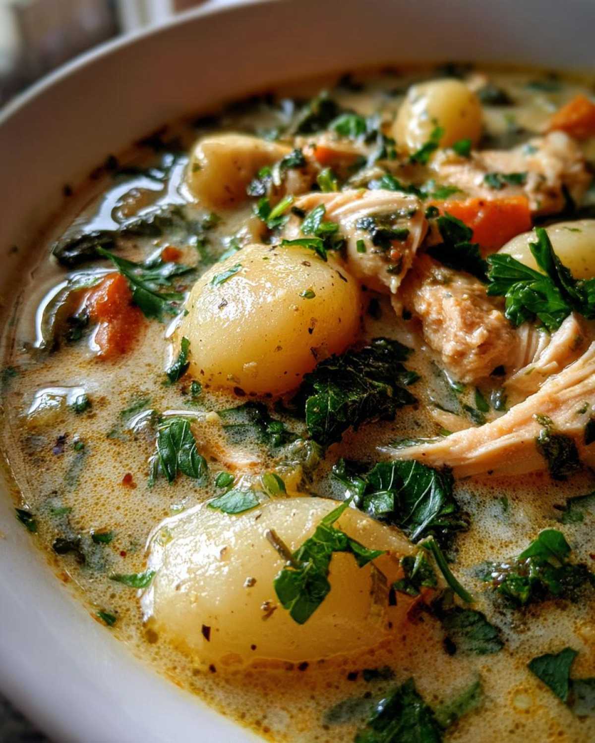 Creamy Chicken Gnocchi Soup - detail 1