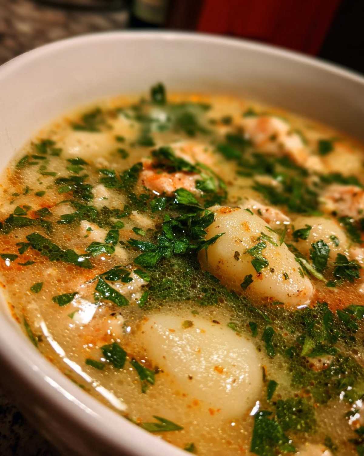 Creamy Chicken Gnocchi Soup - detail 3
