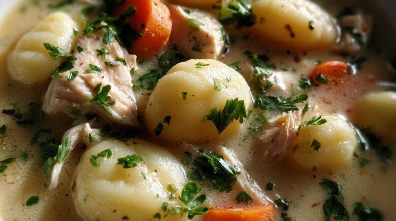 Creamy Chicken Gnocchi Soup