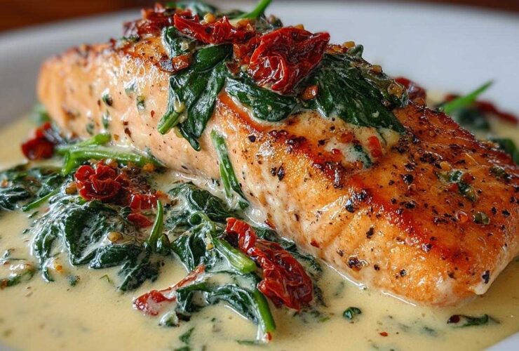 Creamy Garlic Tuscan Salmon