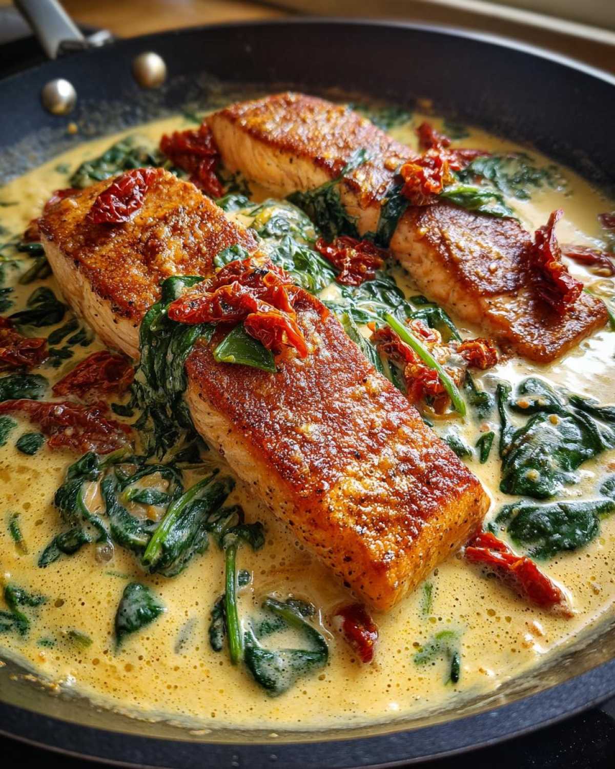 Creamy Tuscan Salmon - detail 2