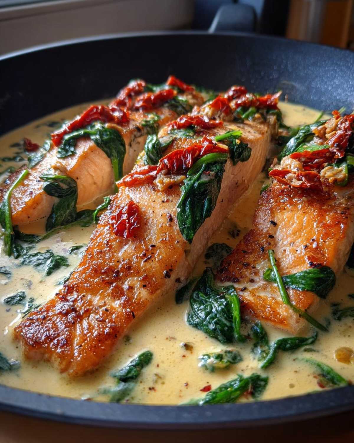Creamy Tuscan Salmon - detail 4