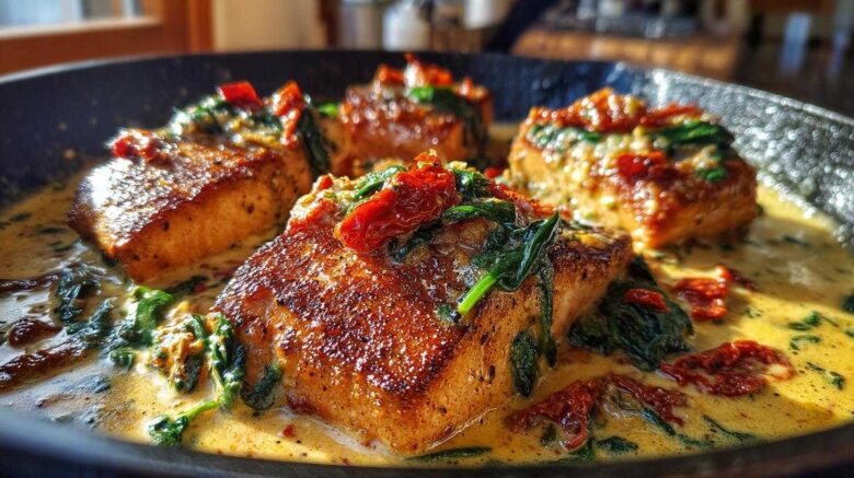 Creamy Tuscan Salmon