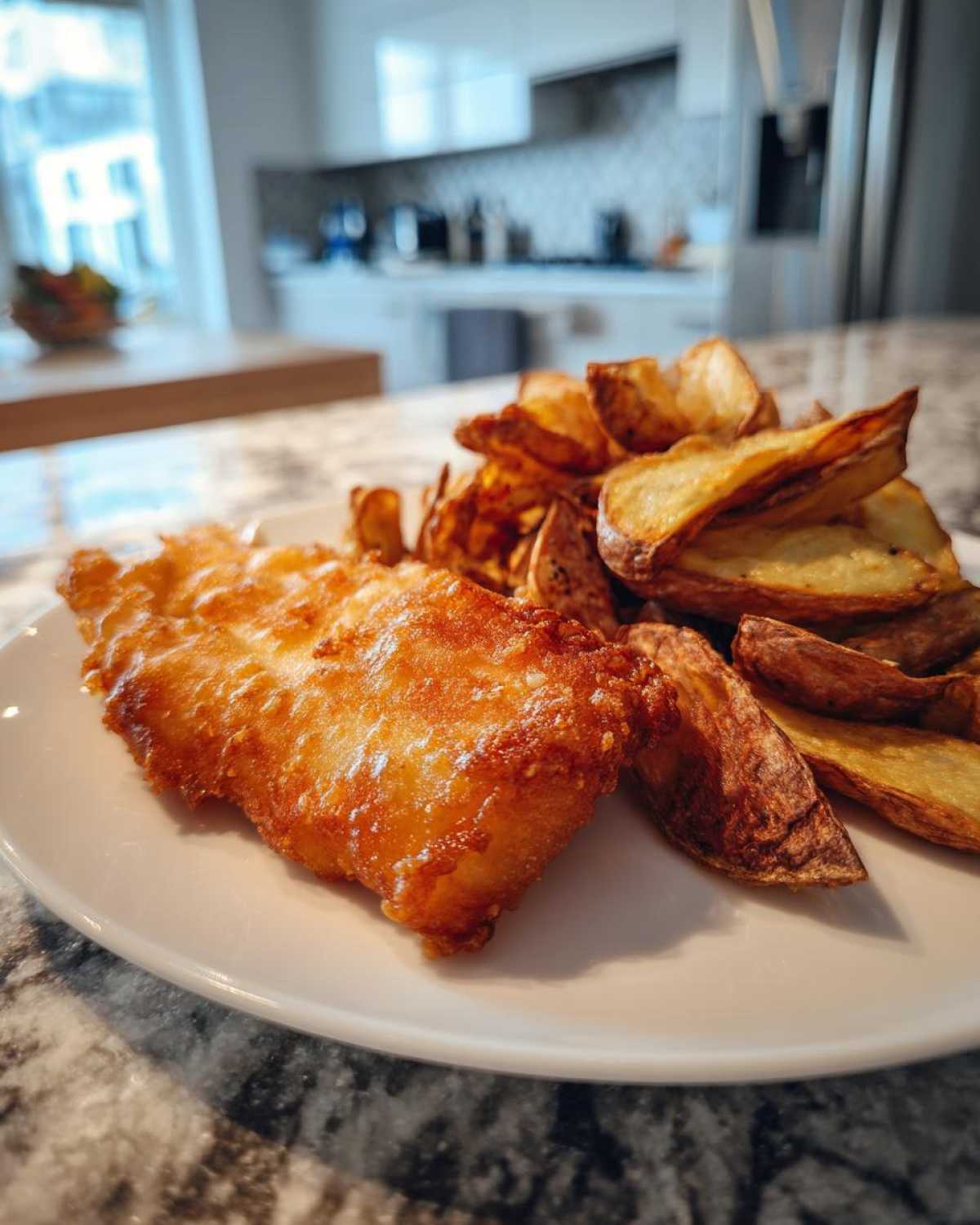 Crispy Air Fryer Fish & Chips - detail 1