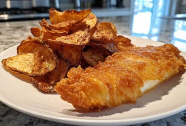 Crispy Air Fryer Fish & Chips