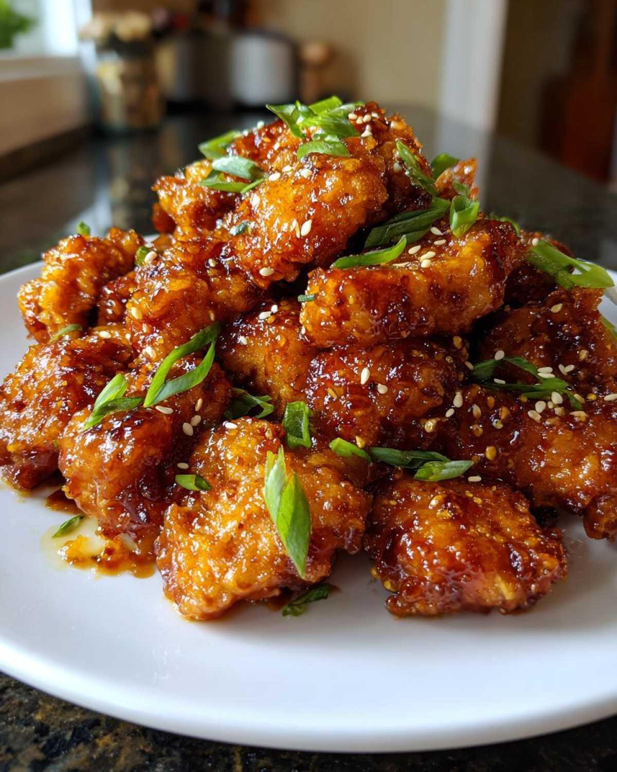 Crispy Baked Orange Chicken - detail 2