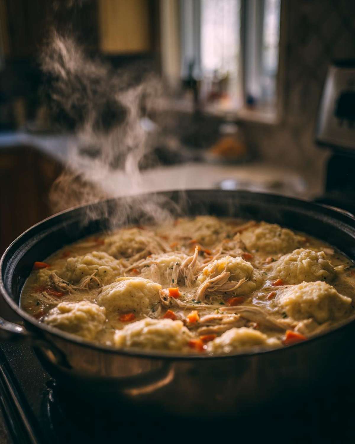 Crockpot Chicken and Dumplings - detail 1