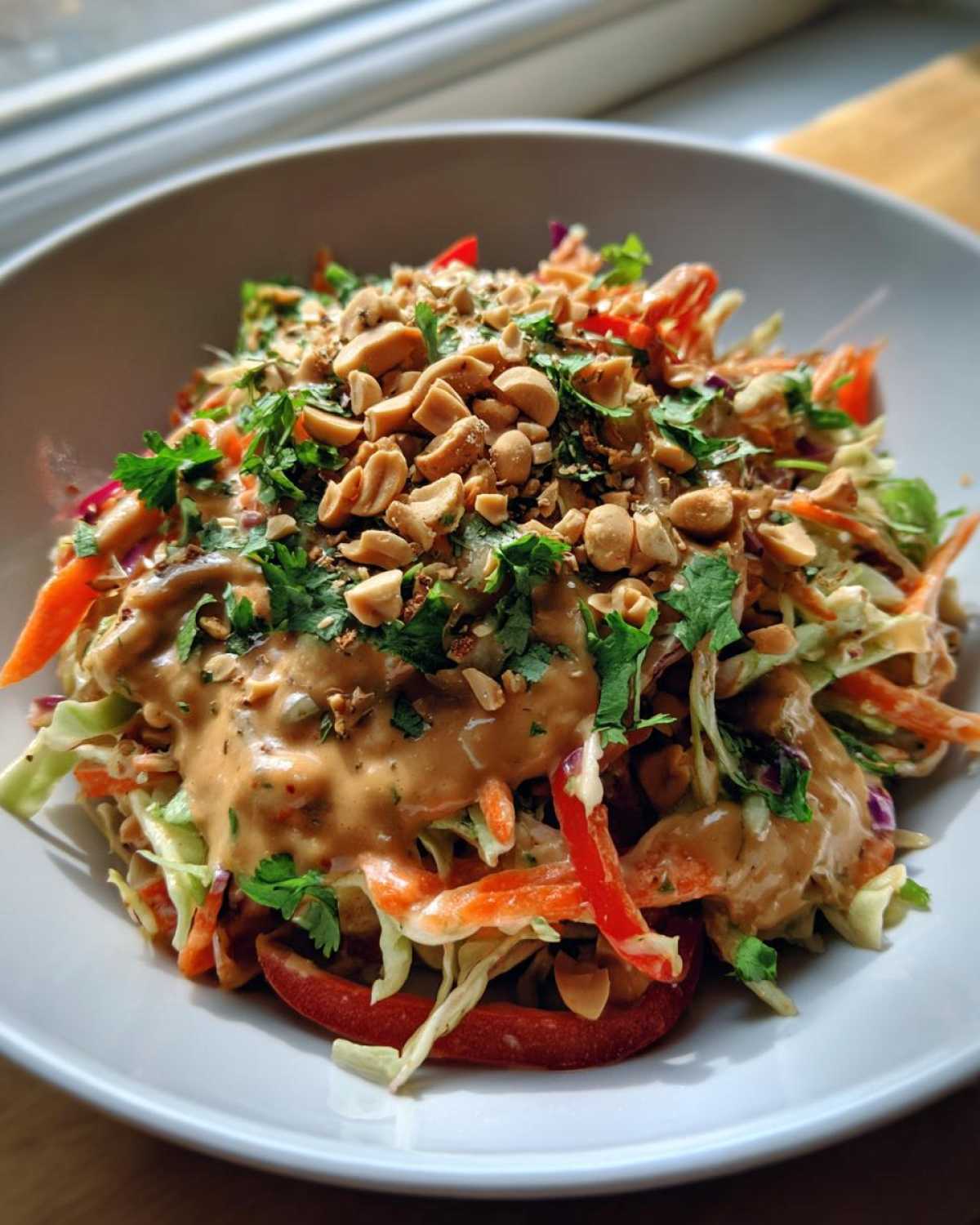 Crunchy Thai Peanut Slaw - detail 1