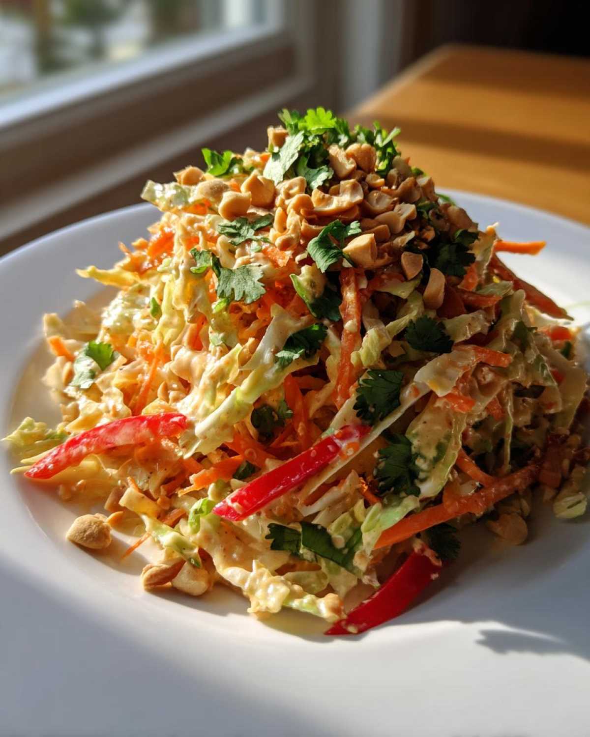 Crunchy Thai Peanut Slaw - detail 2
