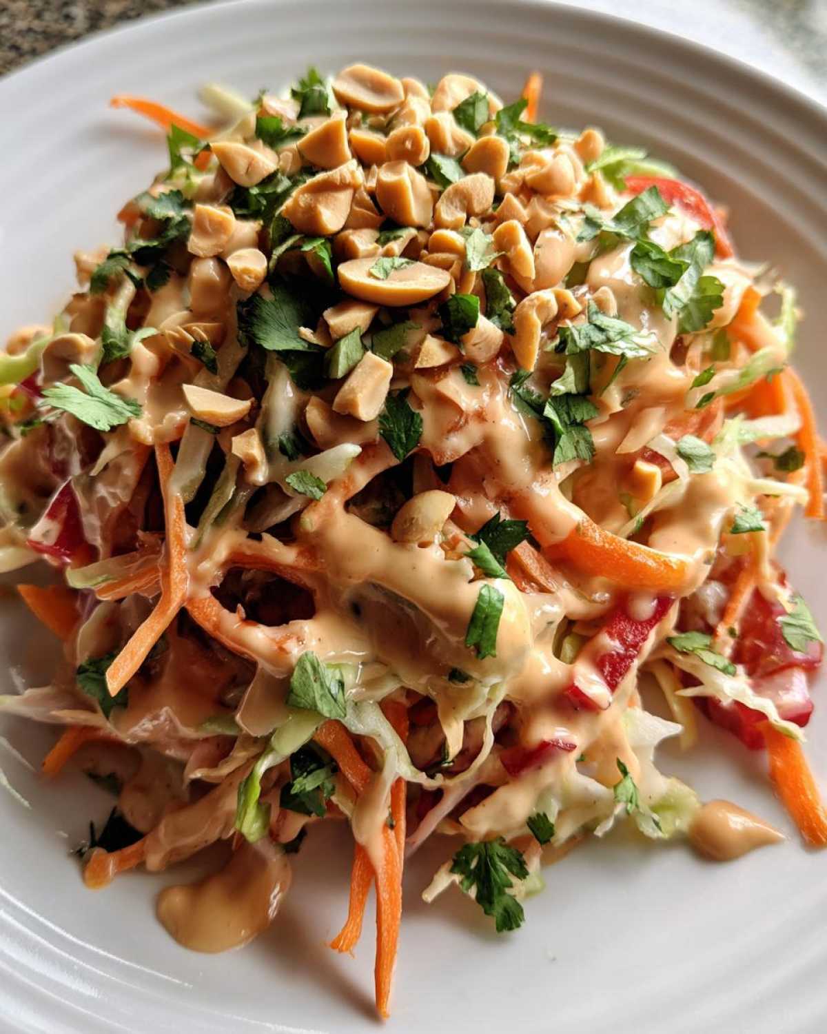 Crunchy Thai Peanut Slaw - detail 3