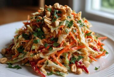 Crunchy Thai Peanut Slaw