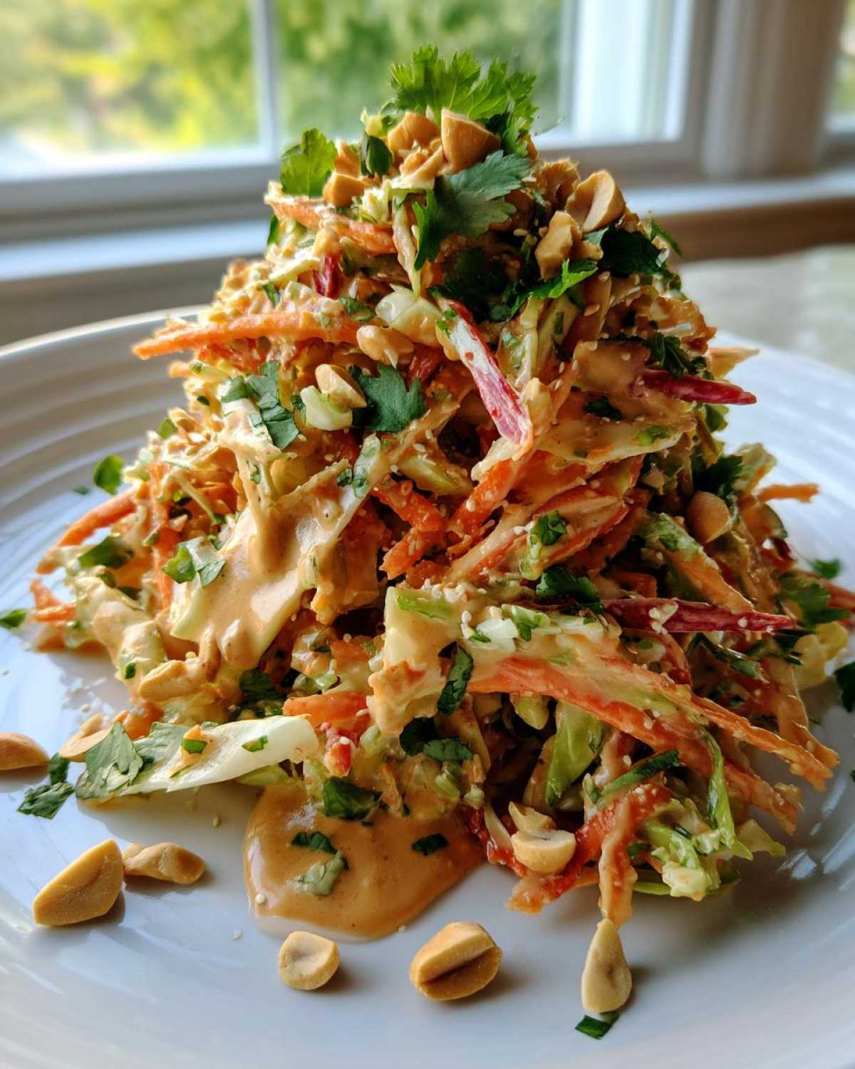 Crunchy Thai Peanut Slaw - detail 4