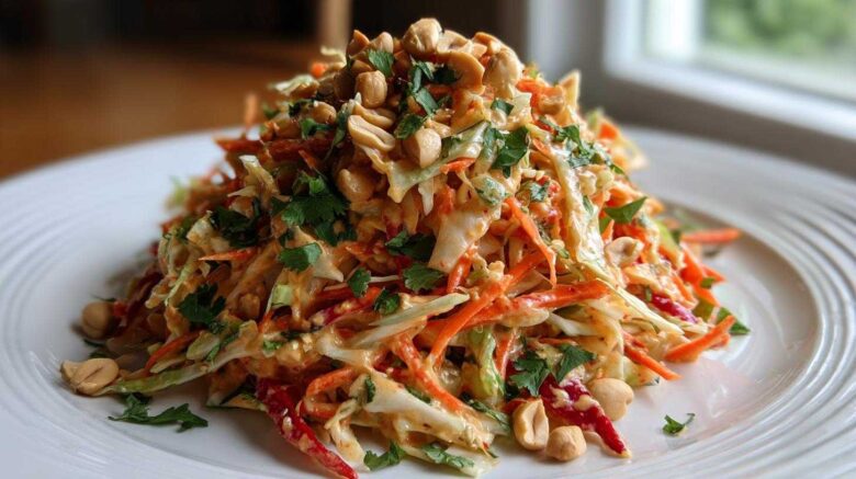 Crunchy Thai Peanut Slaw