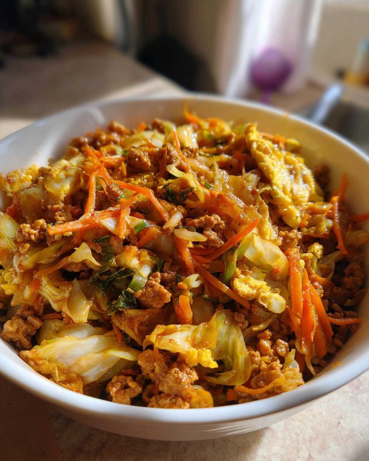 Egg Roll in a Bowl - detail 2