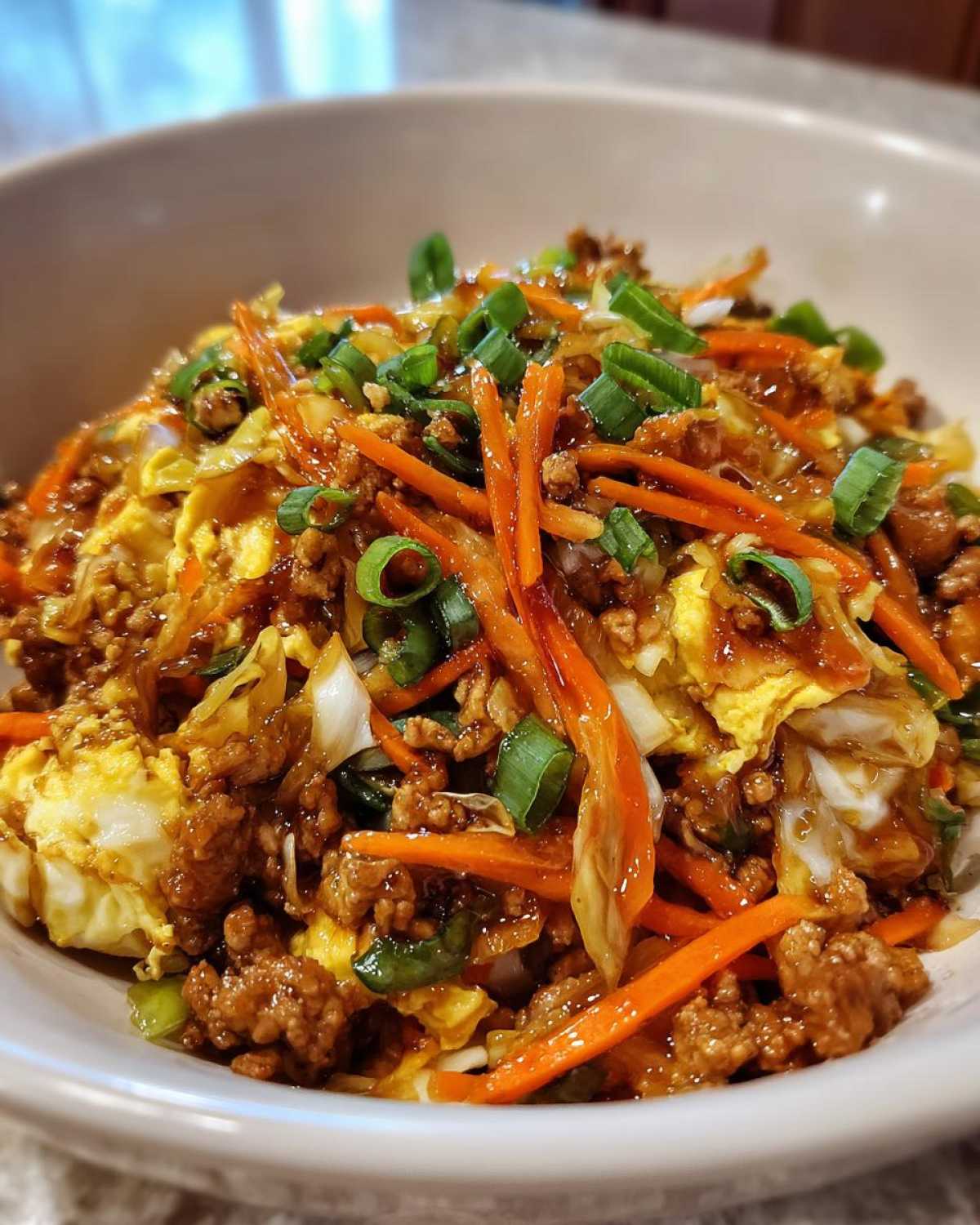 Egg Roll in a Bowl - detail 3