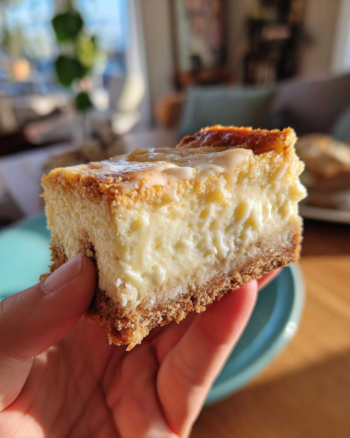 Eggnog Cheesecake Bars - detail 3