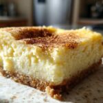 Eggnog Cheesecake Bars