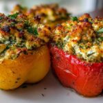 Feta Stuffed Peppers (Tiropita)