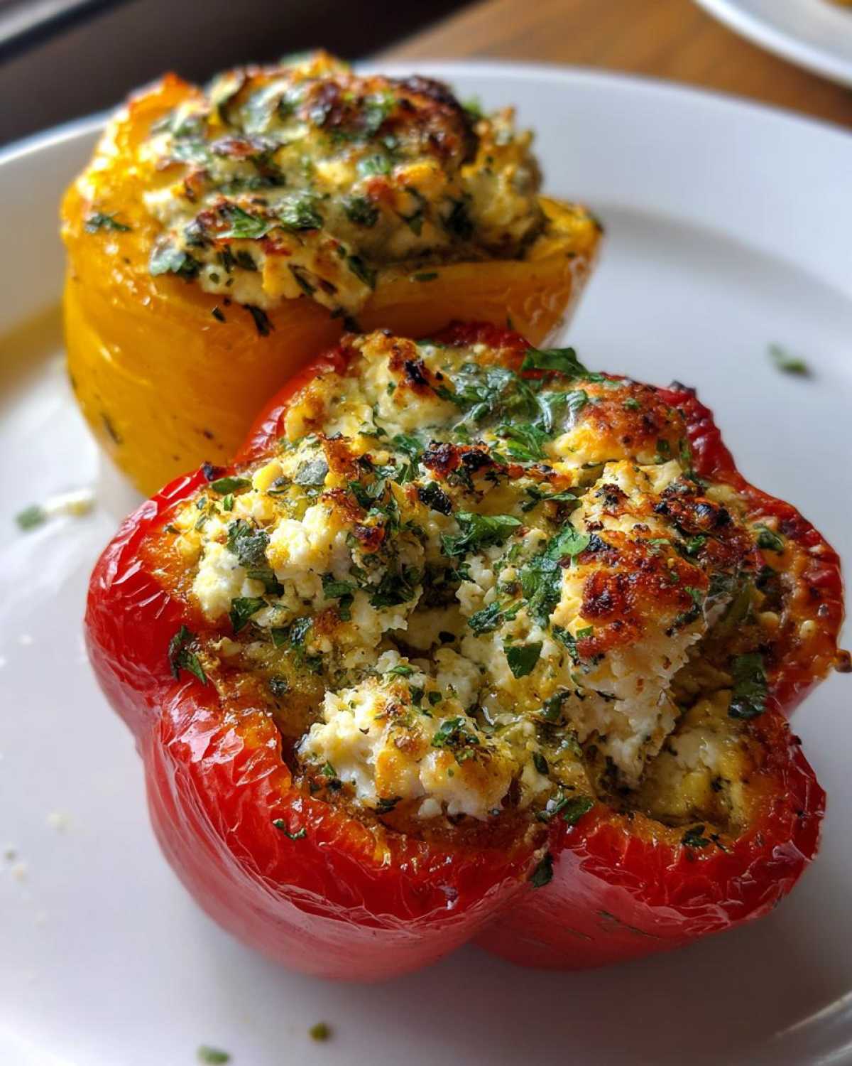 Feta Stuffed Peppers (Tiropita) - detail 3