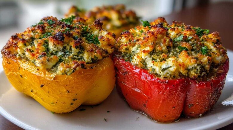 Feta Stuffed Peppers (Tiropita)