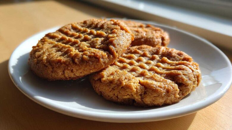 Flourless Peanut Butter Cookies