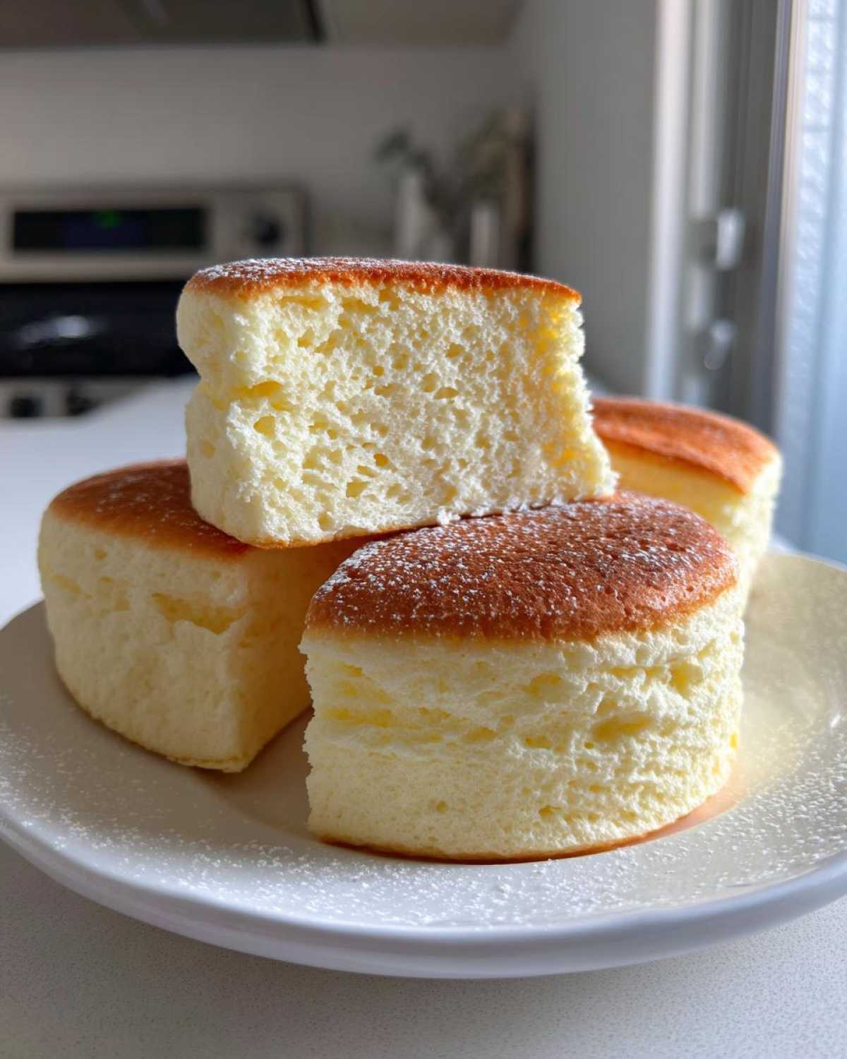 Fluffy Japanese Souffle Pancakes - detail 2