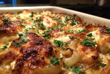 French Onion Chicken Bake