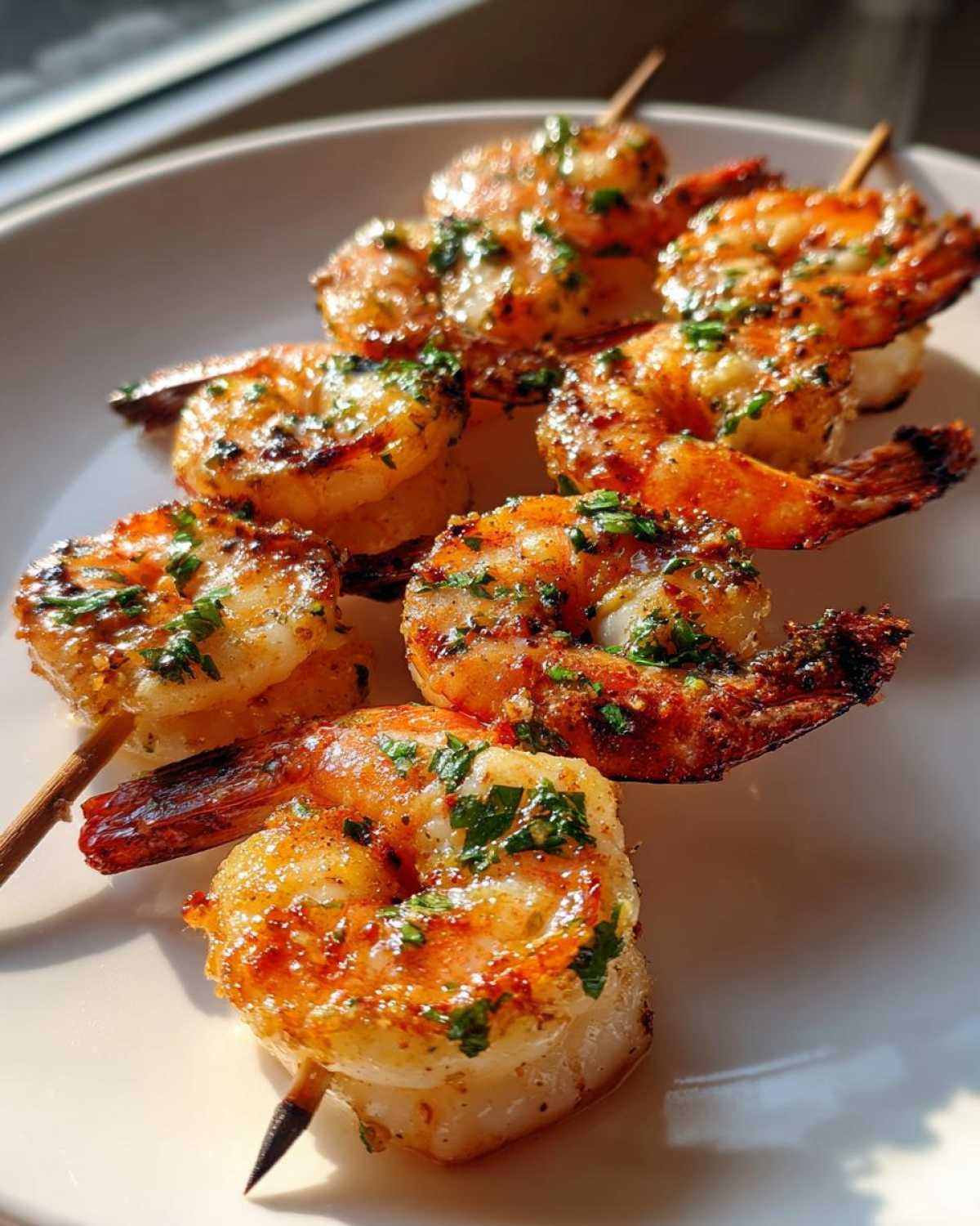 Garlic Butter Shrimp Skewers - detail 1