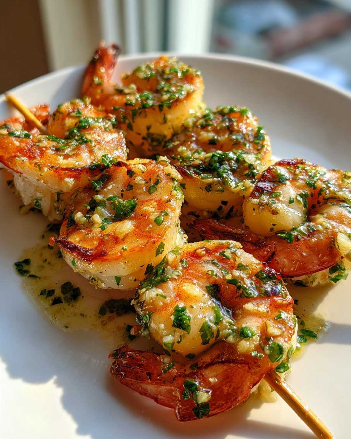 Garlic Butter Shrimp Skewers - detail 3