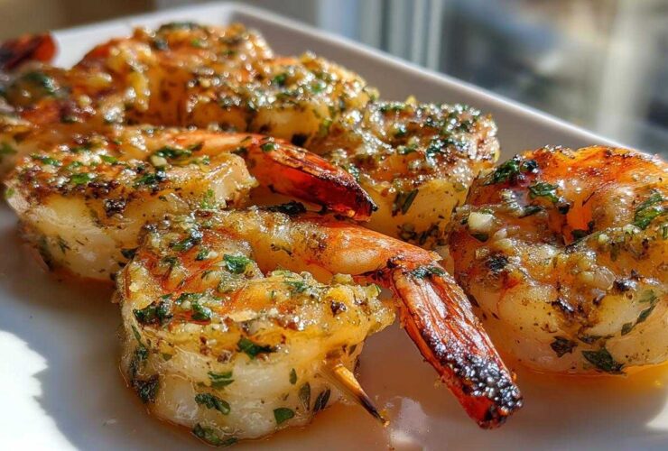 Garlic Butter Shrimp Skewers