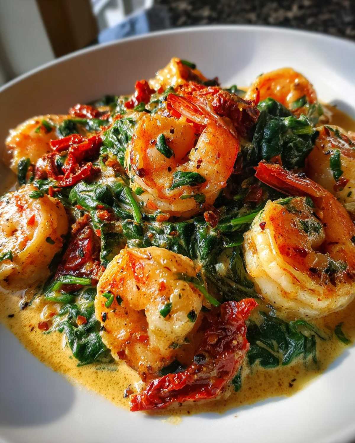 Garlic Butter Tuscan Shrimp - detail 1