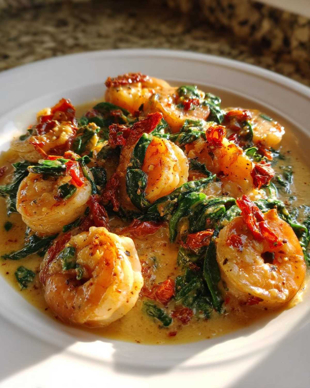Garlic Butter Tuscan Shrimp - detail 2