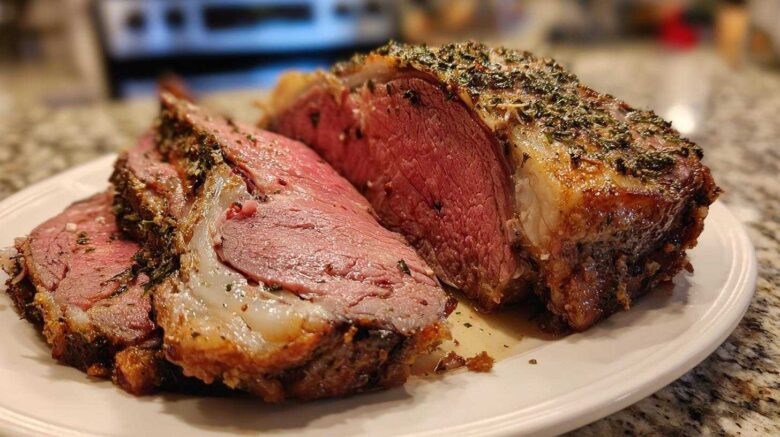 Garlic Herb Prime Rib Roast