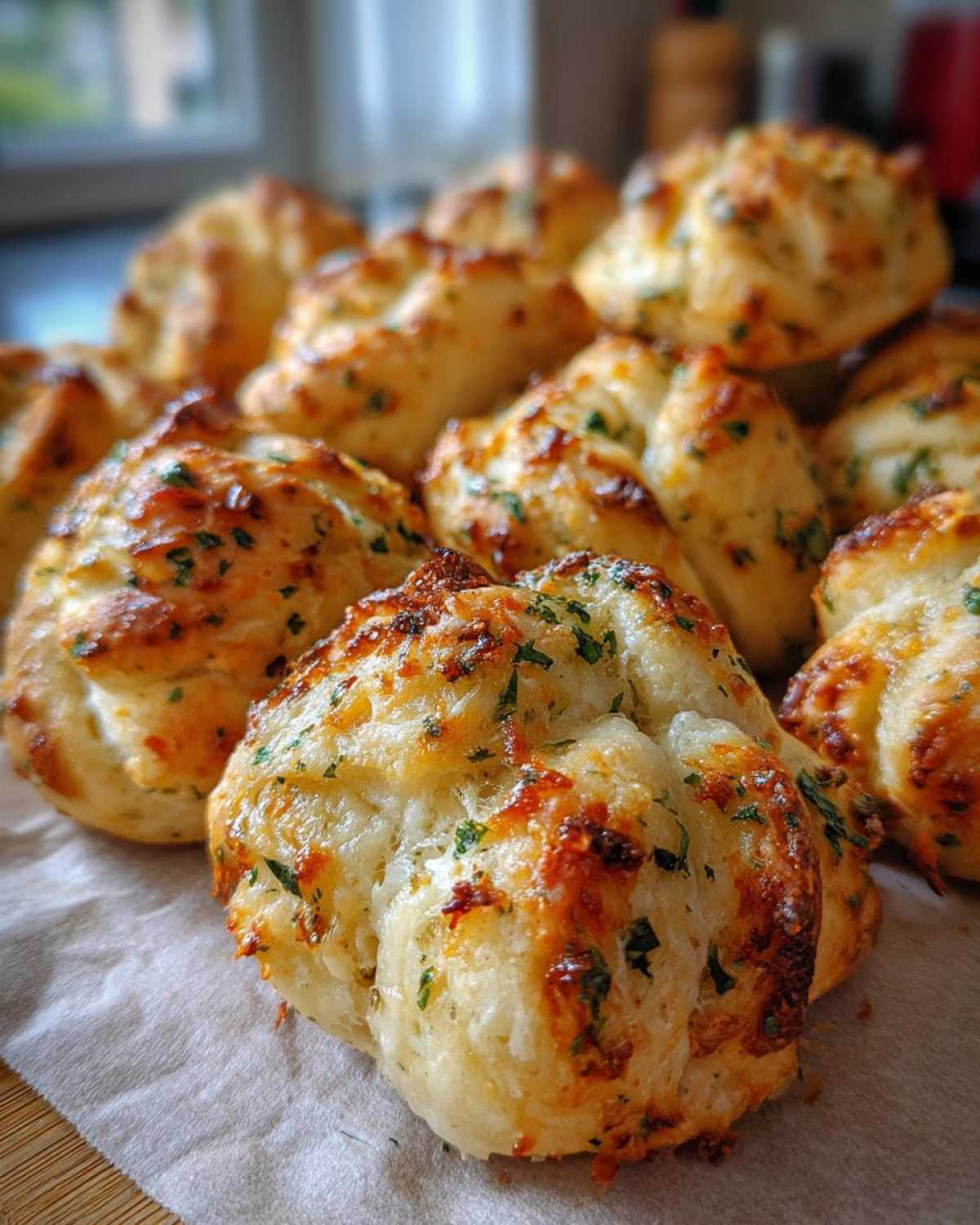 Garlic Parmesan Knots - detail 1