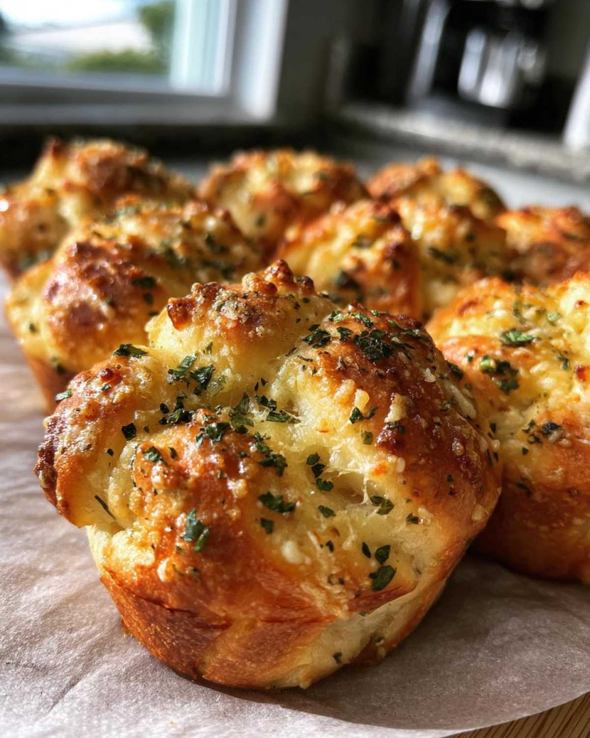 Garlic Parmesan Knots - detail 3