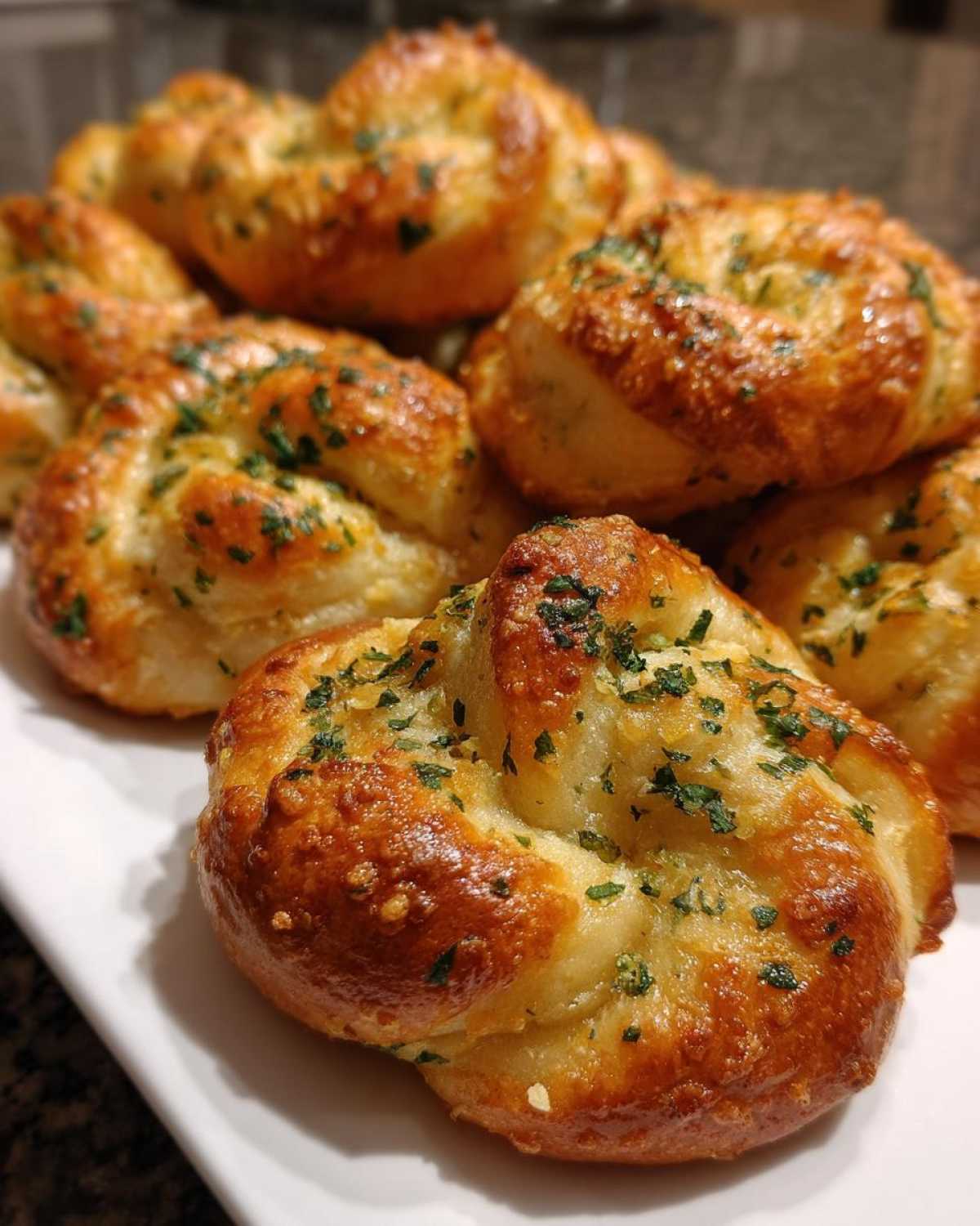 Garlic Parmesan Knots - detail 2