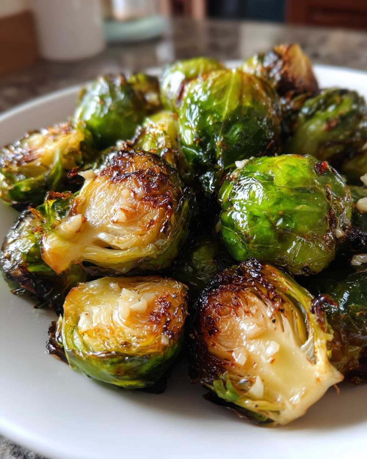 Garlic Roasted Brussels Sprouts - detail 2