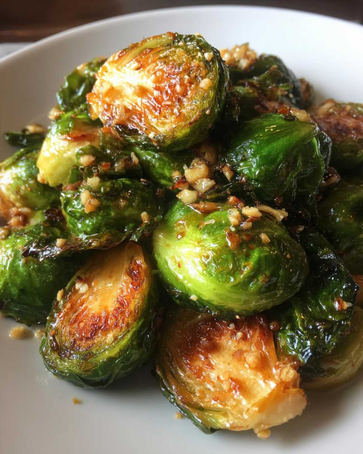 Garlic Roasted Brussels Sprouts - detail 4