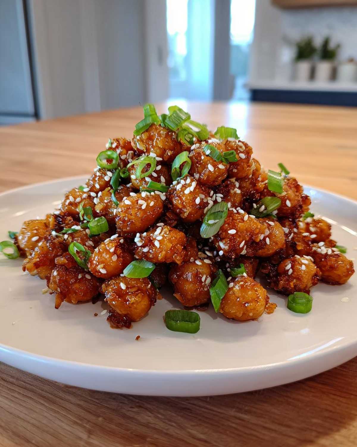 General Tso’s Chickpeas - detail 1
