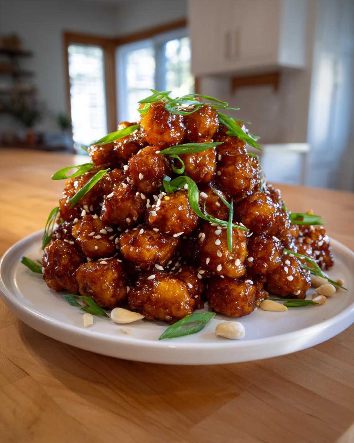 General Tso’s Chickpeas - detail 2