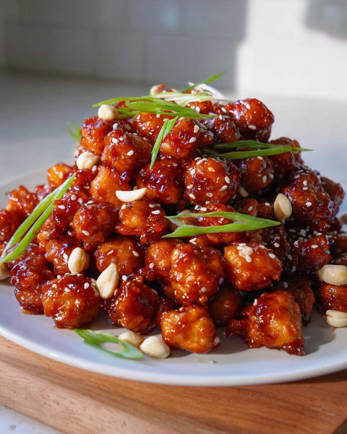 General Tso’s Chickpeas - detail 3