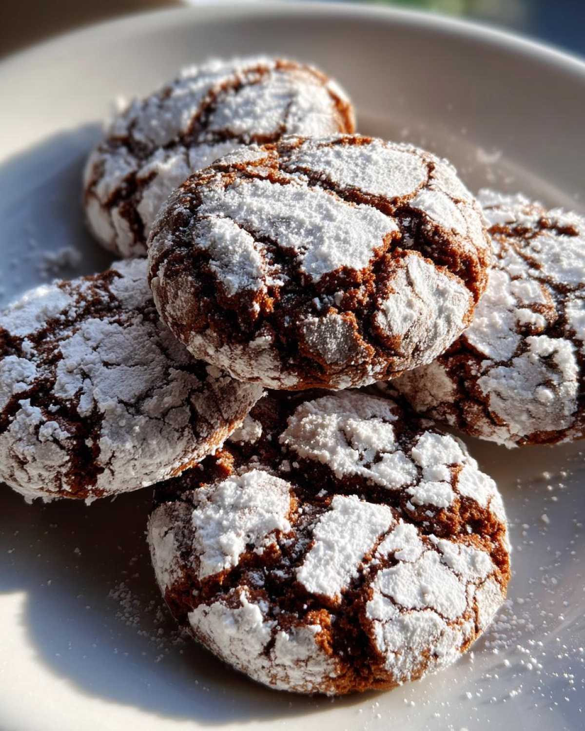 Gingerbread Crinkle Cookies - detail 1