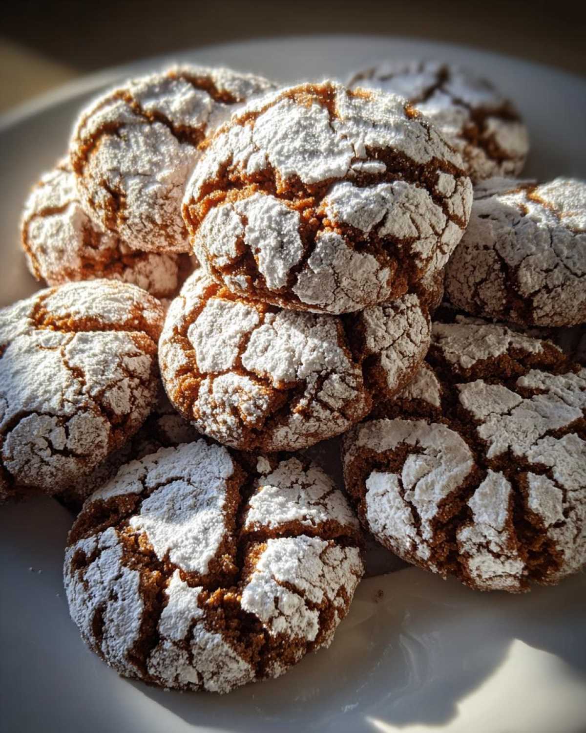 Gingerbread Crinkle Cookies - detail 3