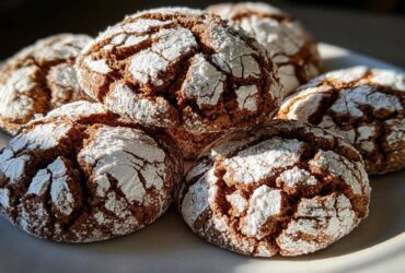 Gingerbread Crinkle Cookies