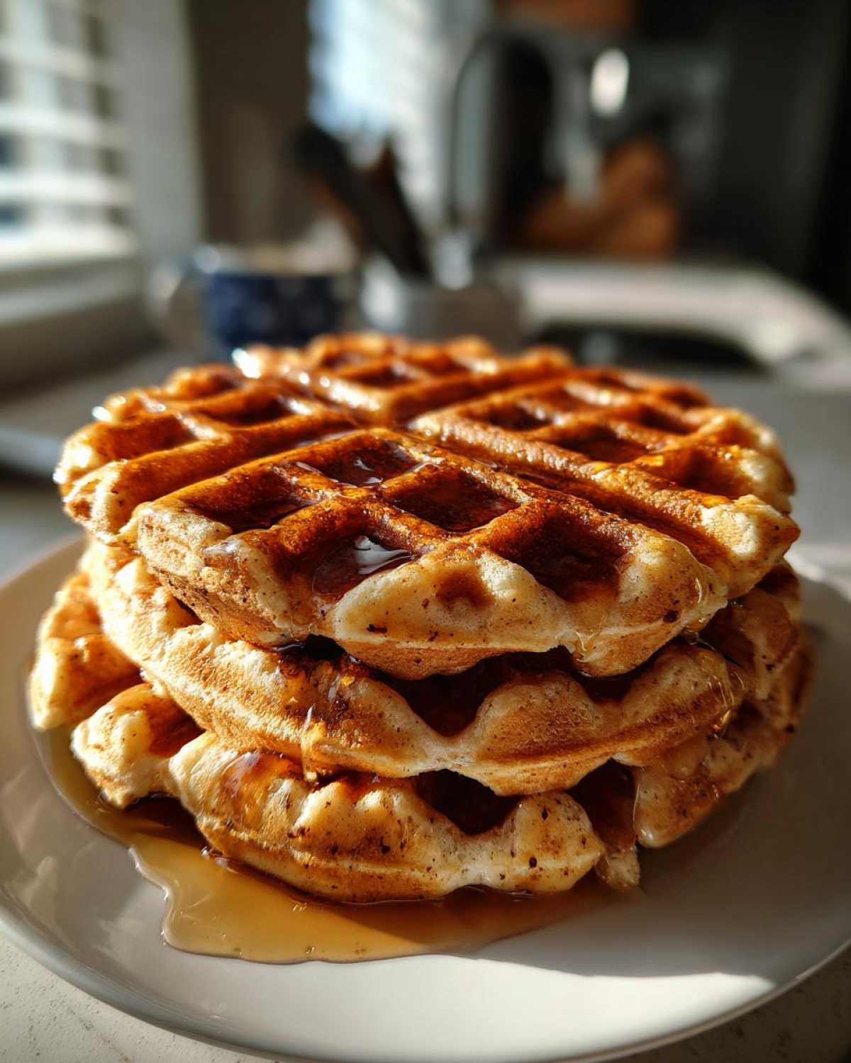 Gingerbread Waffles - detail 1