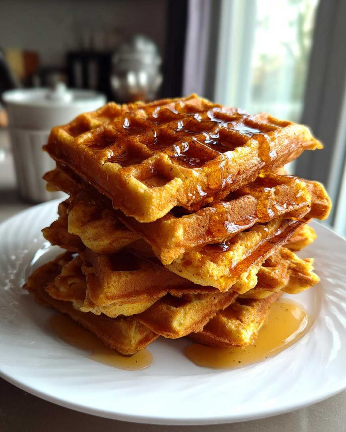 Gingerbread Waffles - detail 3