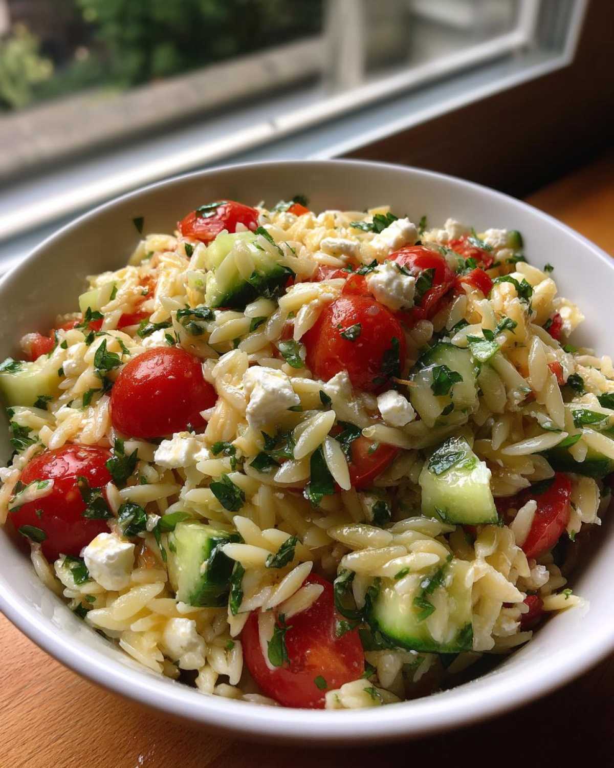 Greek Orzo Pasta Salad - detail 3