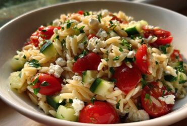 Greek Orzo Pasta Salad