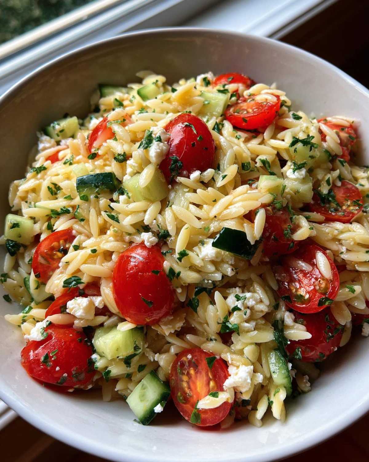 Greek Orzo Pasta Salad - detail 4