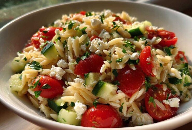 Greek Orzo Pasta Salad